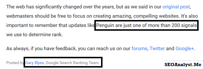 Google Penguin 4.0 Becomes Official Ranking Signal
