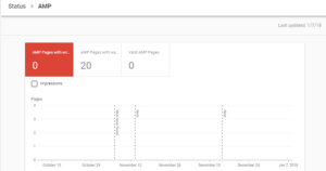 AMP Reporting in Search Console