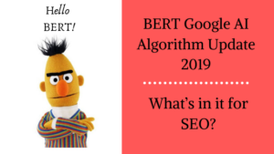 BERT Google AI Algorithm Update 2019