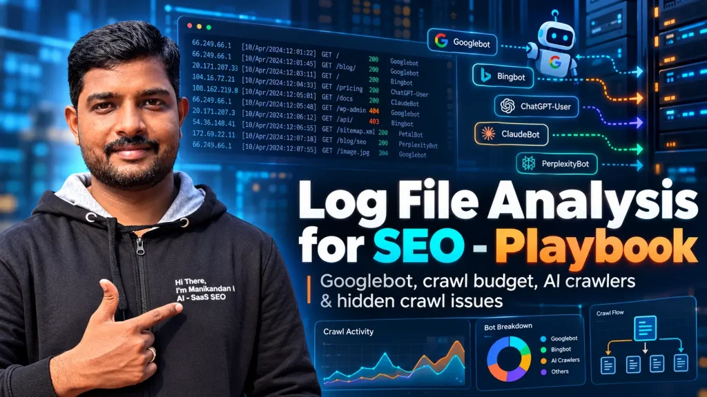 Log File Analysis for SEO Playbook 2026 - Manikandan Nagappan